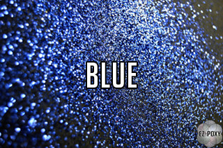 ez-shimmer blue colored flooring additive