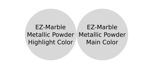 Add ons: extra metallic powders